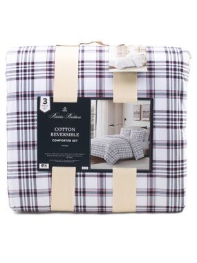 Brooks Brothers 3pc Plaid Comforter Set